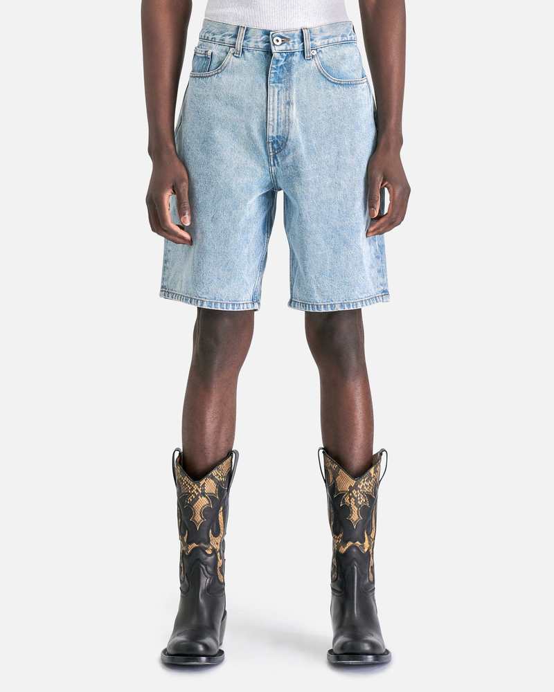 Y/project Evergreen Maxi Cowboy Cuff Jeans - Evergreen Ice