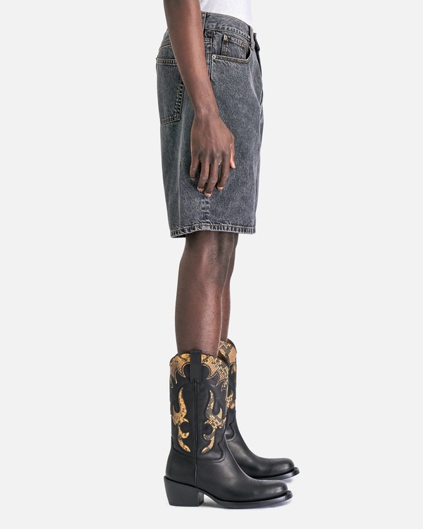 Y/PROJECT ブラック Maxi Cowboy Cuff ジーンズ Y/Project Black Classic Maxi Cowboy Cuff Jeans Y/Project