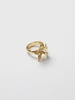 Wolf Circus Lilah Flower Ring - 14k Gold Plated  - Thumbnail 1
