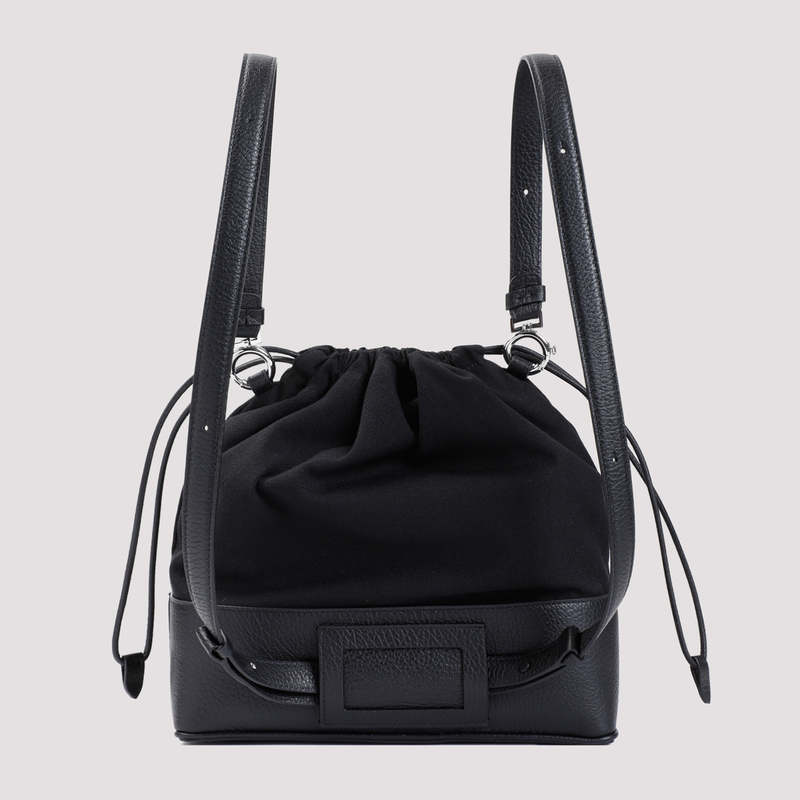 直営店▲Maison Margiela▲5AC Daily Drawstring Backpack Small MAISON MARGIELA 5AC DAILY DRAWSTRING BACKPACK SMALL BLACK