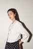 Datura Pays Linen Blouse - White - Thumbnail 3