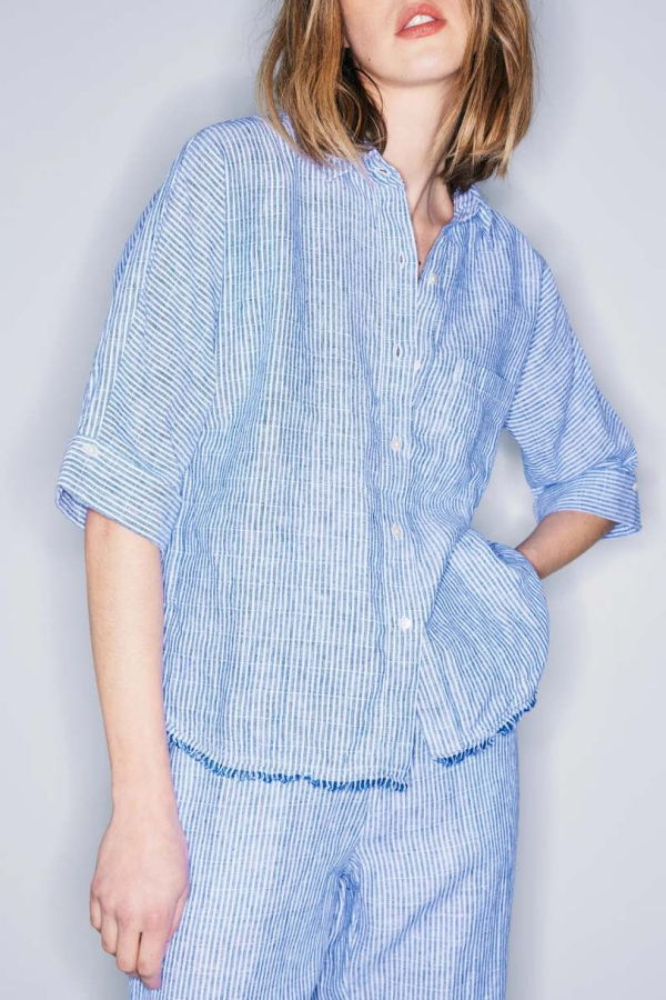 Melissa Nepton Chemisier Benson - Ray Slub Royal