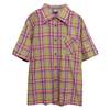 Sundazed (Germany) Taped Windowpane Poplin Weave Hong Kong Shirt Ruby Fuschite : L - Thumbnail 1