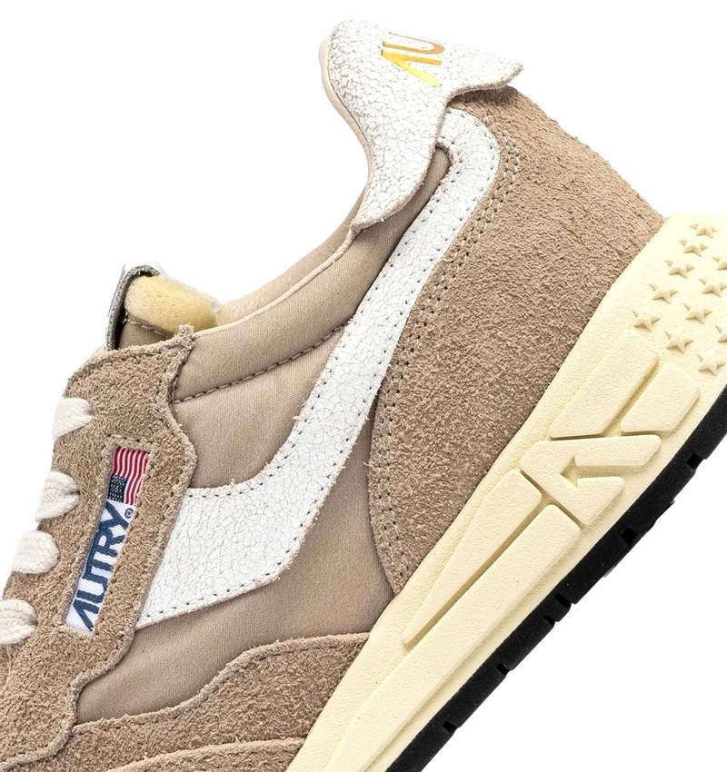 Autry Reelwind Low Sneakers - Pepper/White Autry Reelwind Low Sneakers - Pepper/White