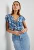 Rails Carmine Top - Chambray Floral - Thumbnail 4
