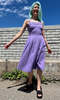 Birds of North America Thornbill Dress - Lilac - Thumbnail 8