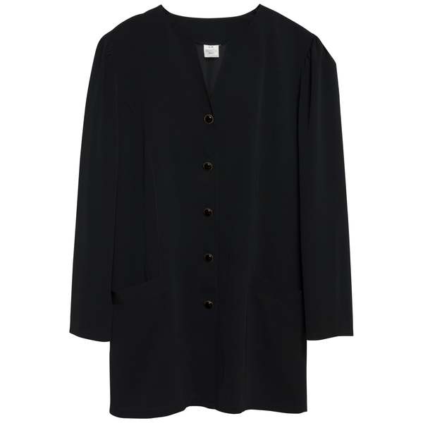 amis (Finland) Gabardine Weave Monastic Jacket Onyx : M