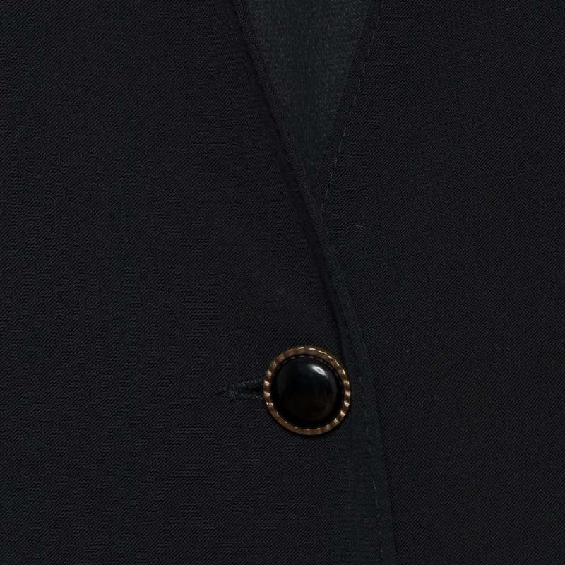 amis (Finland) Gabardine Weave Monastic Jacket Onyx : M