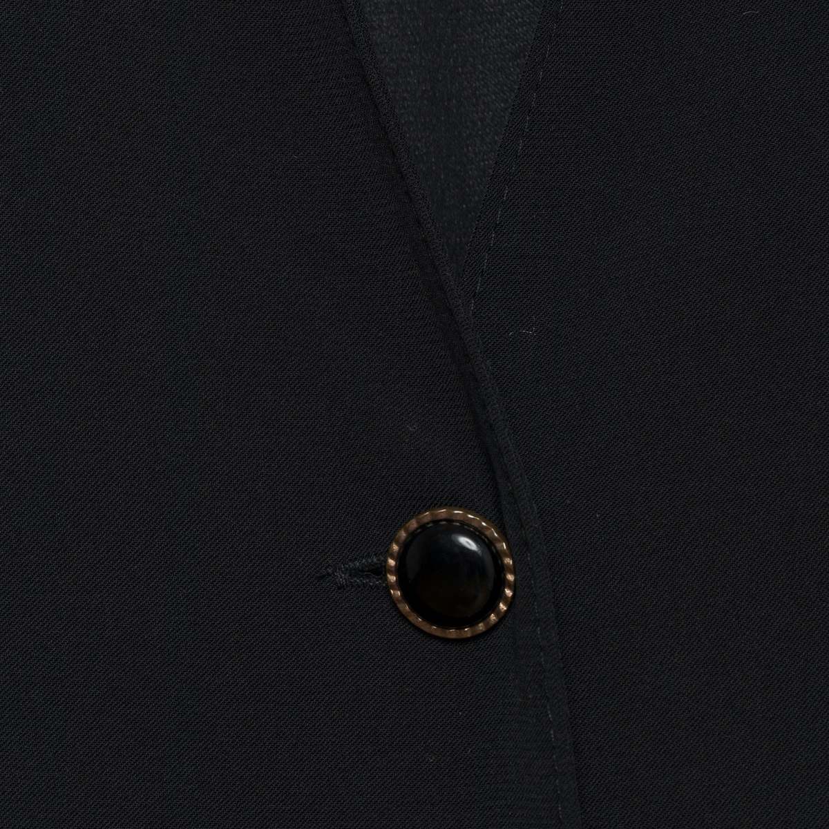 amis (Finland) Gabardine Weave Monastic Jacket Onyx : M - Image 5 of 6