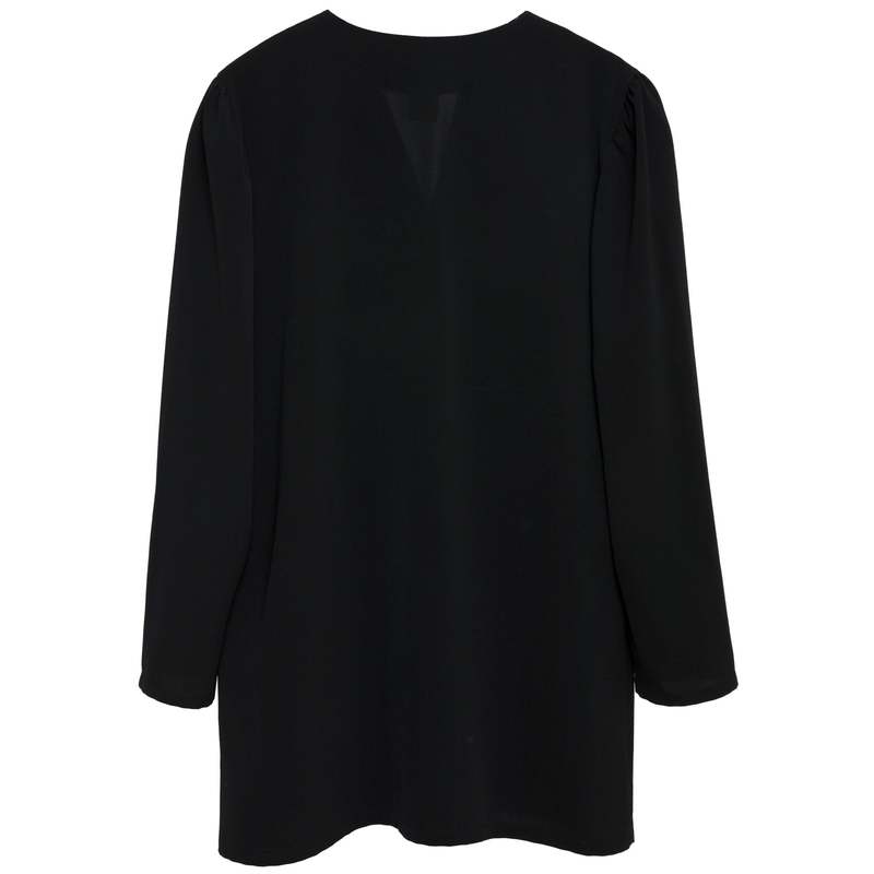 amis (Finland) Gabardine Weave Monastic Jacket Onyx : M