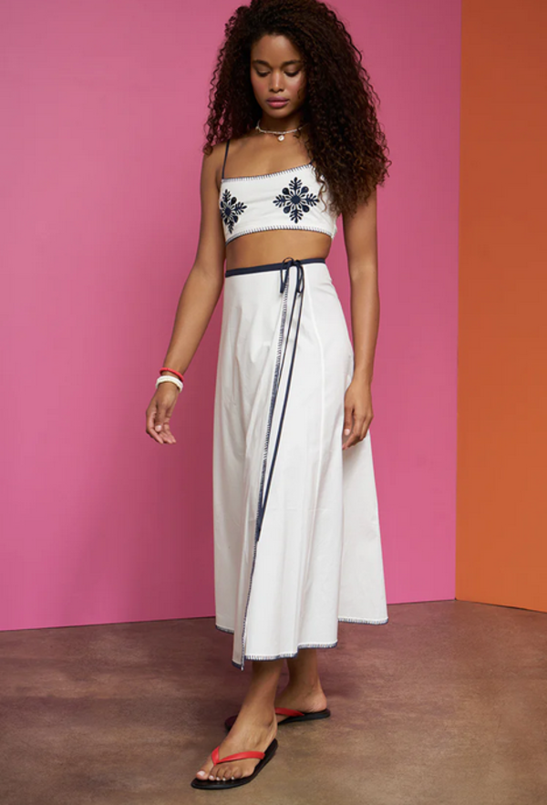 ciao lucia Tacci Skirt - White/Black | Garmentory