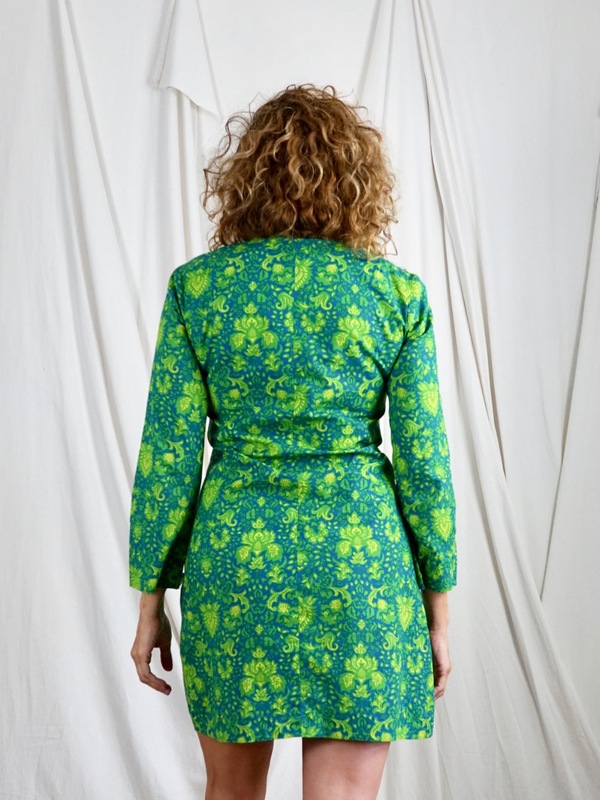 Vintage Mod Mini Dress - Paisley Print | Garmentory