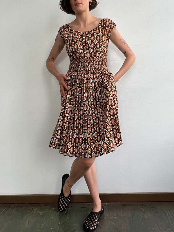 naked wardrobe black mini dress Polka Dot A-Line Mini Dress main image 1