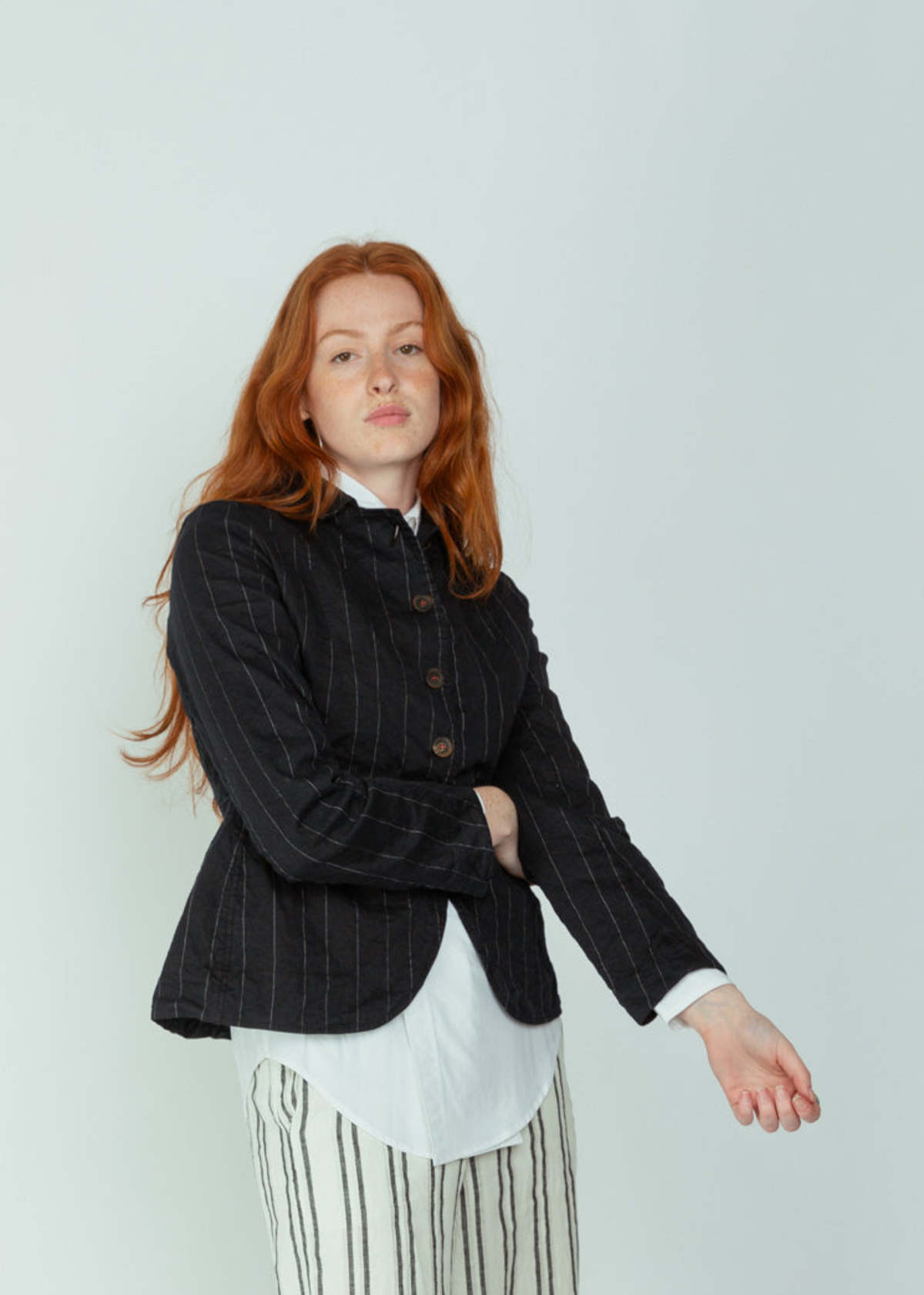 Hannoh Notte Gabardine Veveh Jacket - Notte - Image 1 of 5