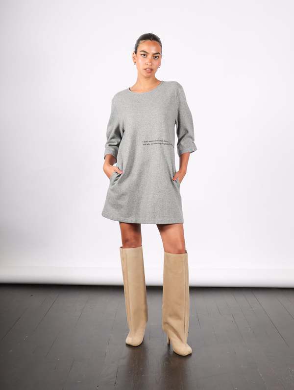 【関税＆送料込み】Mm6 Maison Margiela Cotton Mini Dress MM6 Maison Margiela - Women Varsity Jacquard Mini Dress