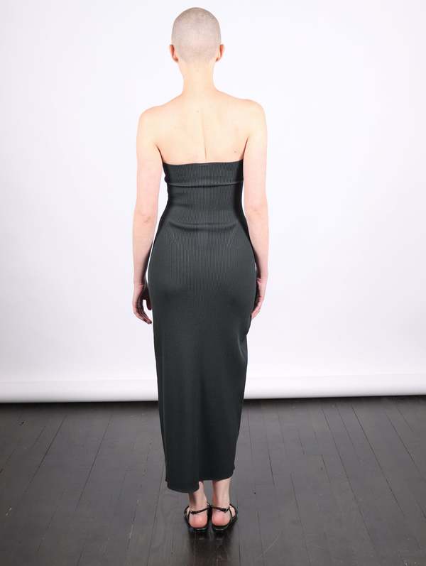 CFCL Portrait Strapless Dress - Shadow Gray | Garmentory