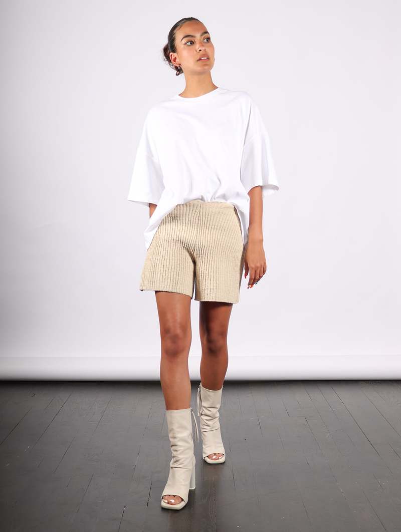 ELLS Knitwear V Short - Sand ELLS Knitwear V Short - Sand