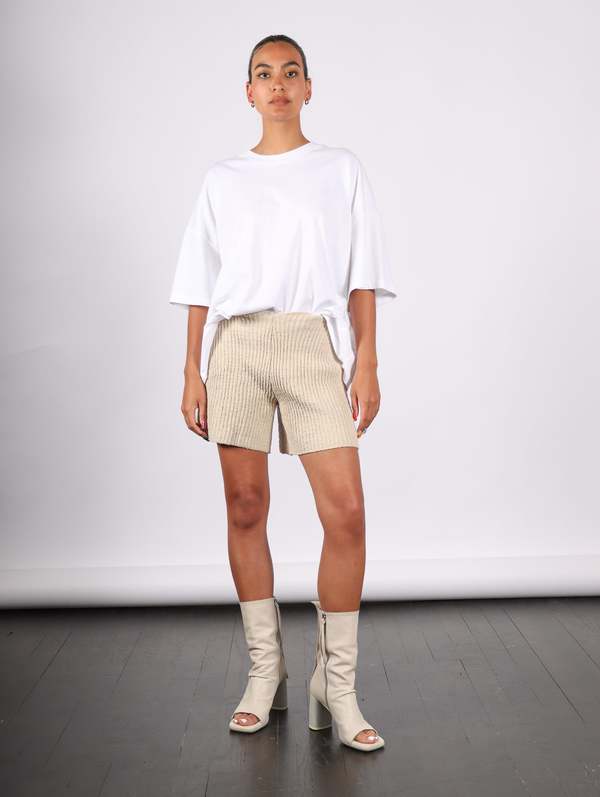 ELLS Knitwear V Short - Sand ELLS Knitwear V Short - Sand