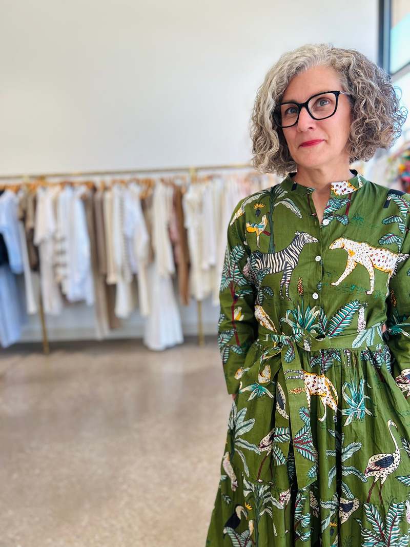 a new day green floral dress BRETTA SWEETHEART TWIST CUT OUT PUFF SLEEVE MAXI DRESS