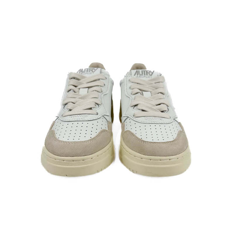 AUTRY｜SNEAKERS (AULW LS28) Autry Medalist Low AULW LS28 sneakers - Leather/Suede White