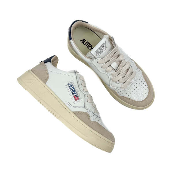 AUTRY｜SNEAKERS (AULW LS28) Autry Medalist Low AULW LS28 sneakers - Leather/Suede White
