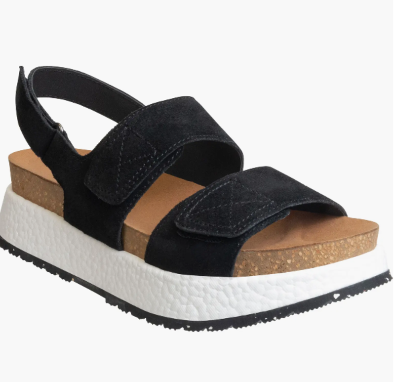 OTBT Slingback Platform Black Sandal - Black OTBT Slingback Platform Black Sandal - Black