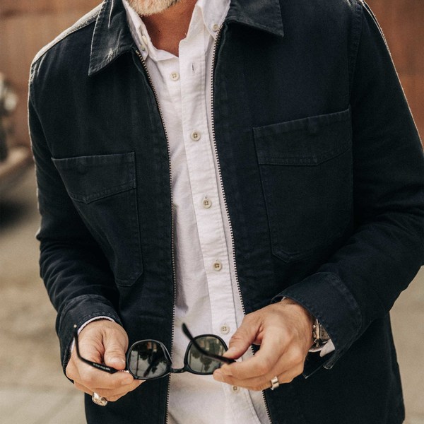 Taylor Stitch The Station Jacket - Dark Navy Broken Twill | Garmentory