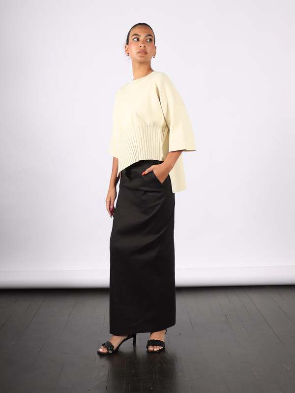 Issey Miyake Membrane Skirt - Black