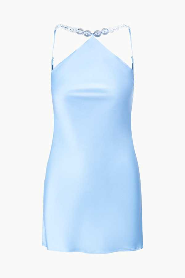 Staud Mini Cadence Dress - Azure | Garmentory