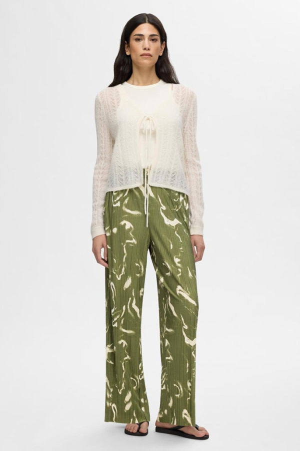 Selected Femme Rya Ellie Trousers - Olivine