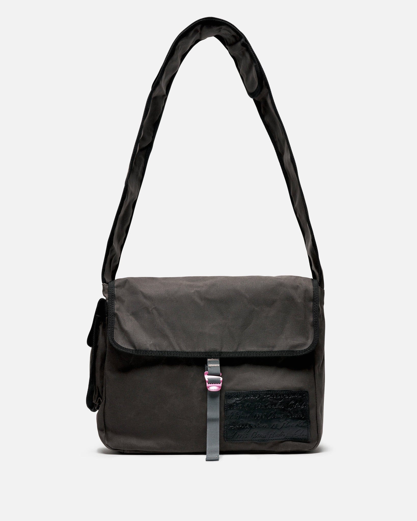 Acne Studios Messenger Bag - Grey/Black | Garmentory