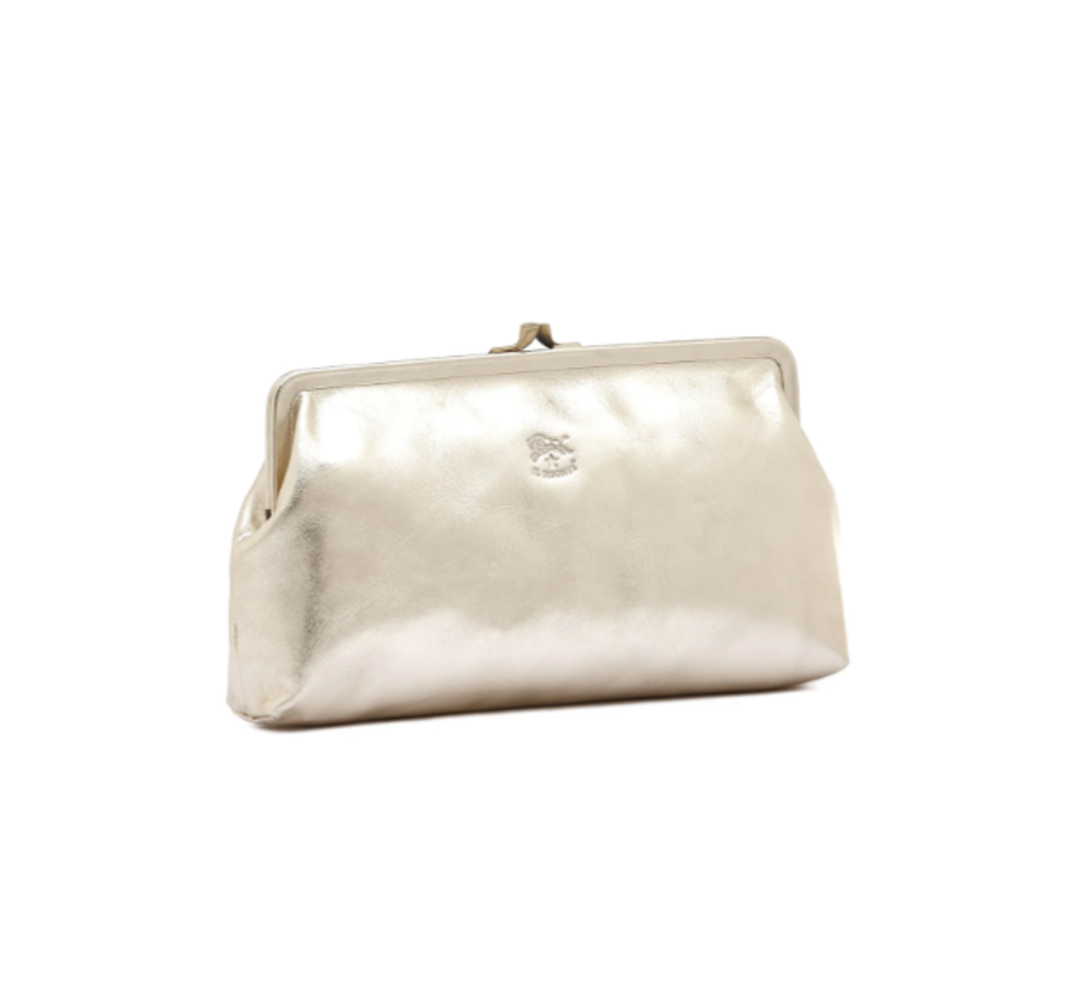 Il Bisonte Manuela Classic Clutch - Platinum - Image 2 of 3