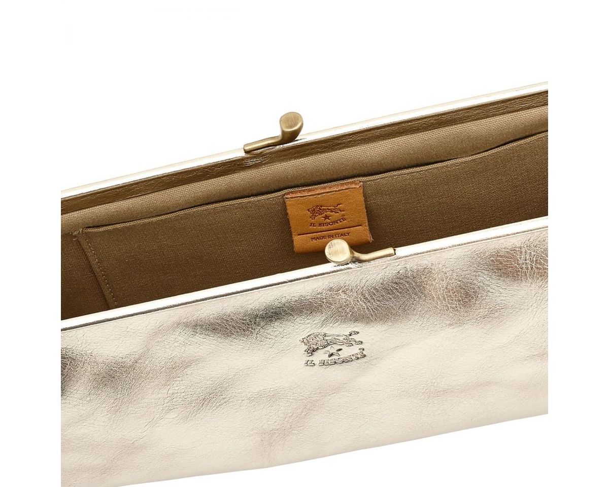 Il Bisonte Manuela Classic Clutch - Platinum - Image 3 of 3