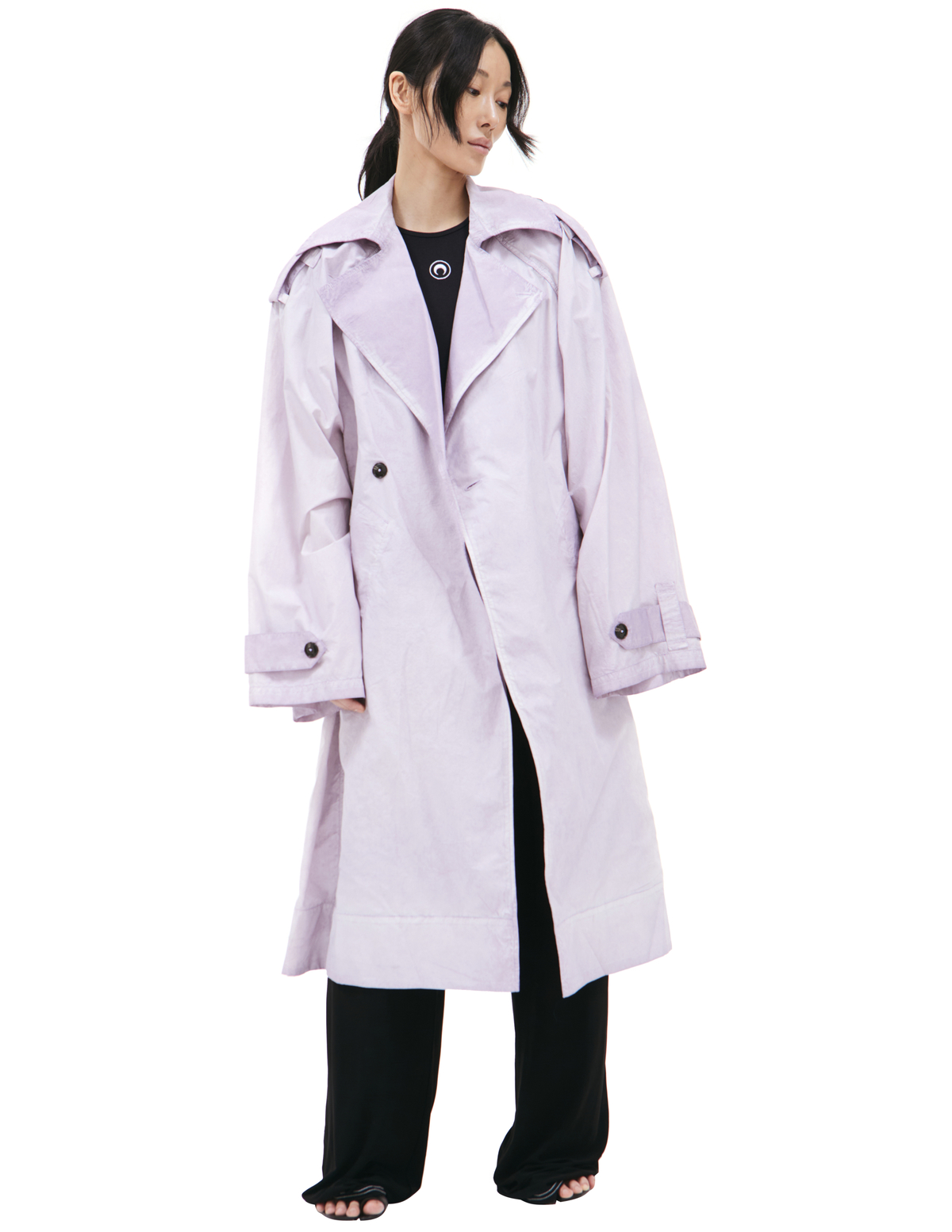 QUIRA Trench Coat - Light Purple | Garmentory