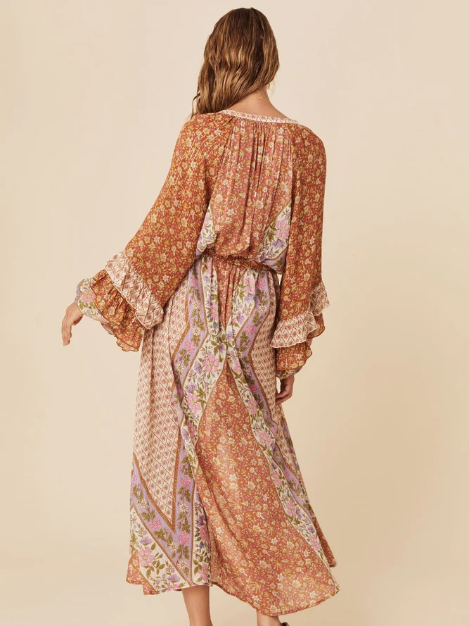 Combishort (Jumpsuit) Spell & The Gypsy Collective - Taille M - Viscose 100% - Imprimé Cactus Rose - Neuf Sans étiquettes