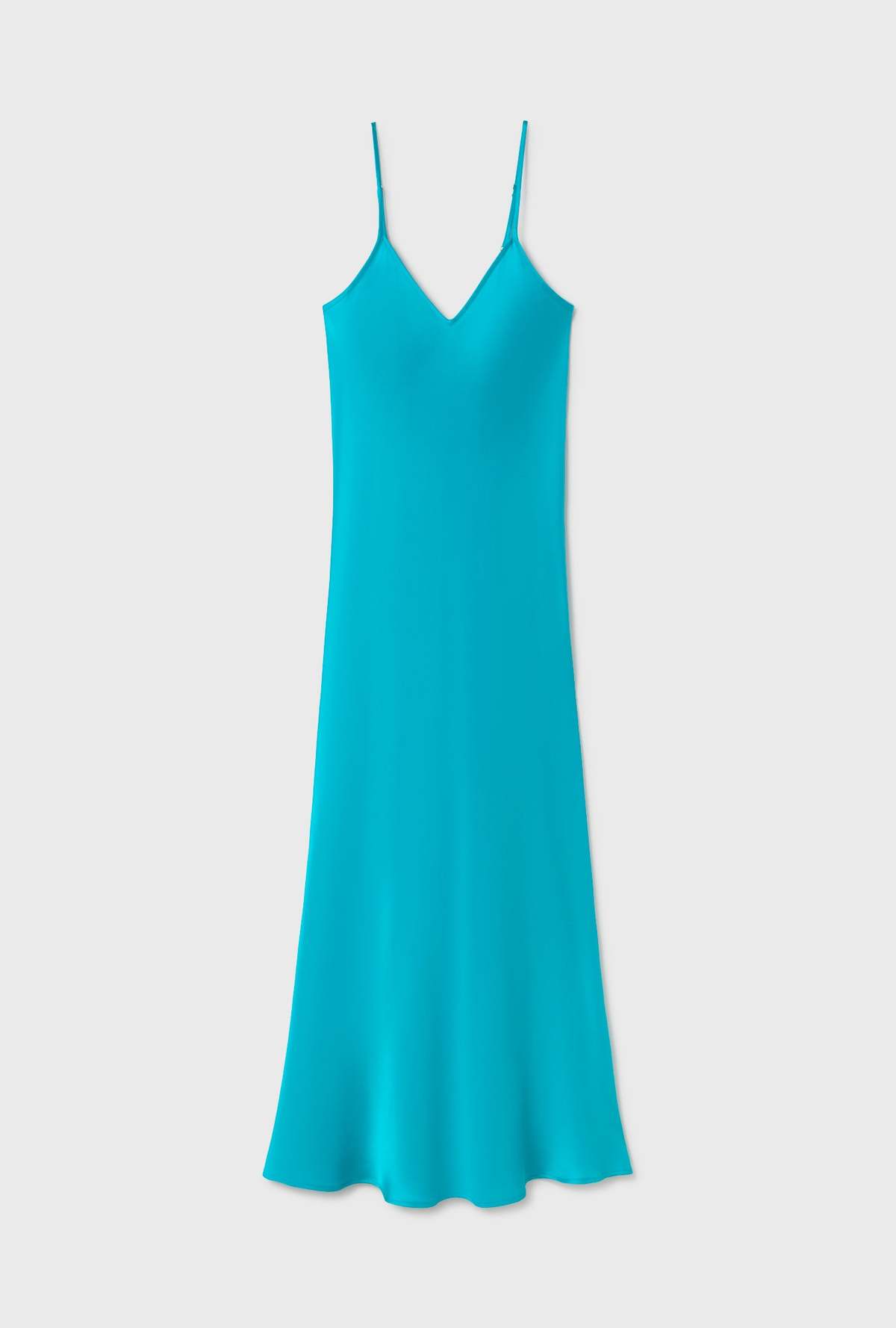 Silk Laundry 90s Slip Dress - Oxygen - Image 2 of 4