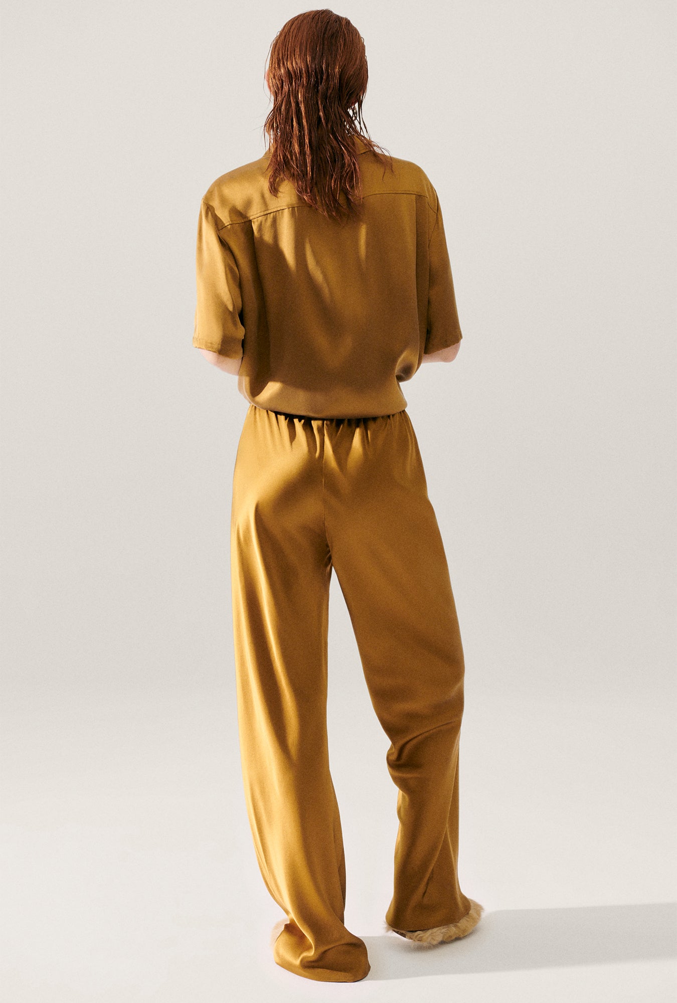 Bias Cut Pants Purple Rain
