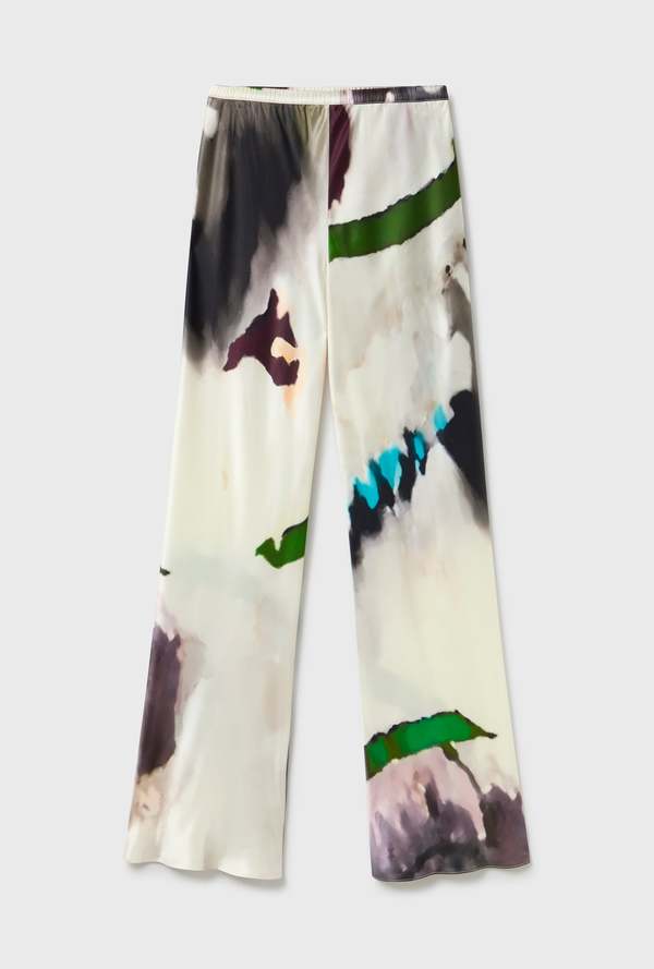 Silk Laundry Bias Cut Pants - Phosphate