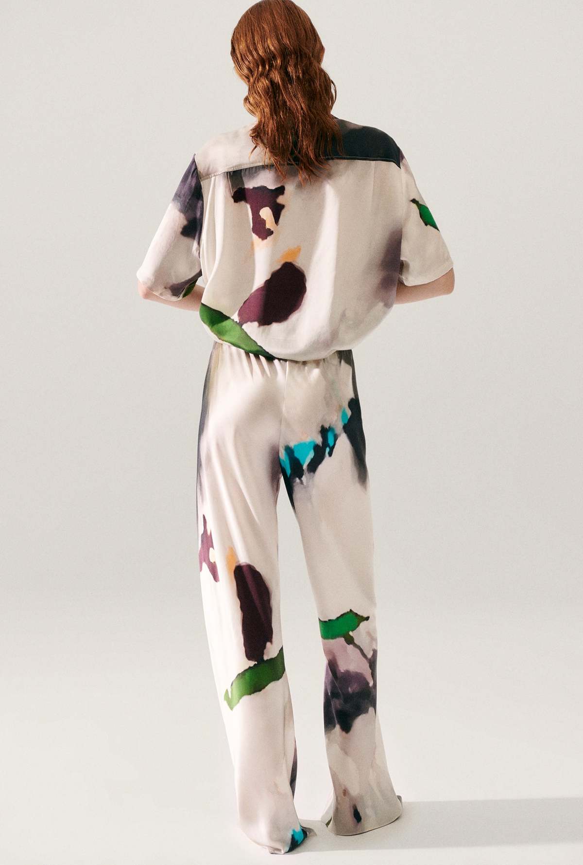 Silk Laundry Bias Cut Pants - Phosphate - Image 2 of 5