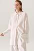 Silk Laundry Cotton Silk Morning Shirt - Dust - Thumbnail 1