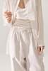 Silk Laundry Cotton Silk Paper Bag Pants - Dust - Thumbnail 3