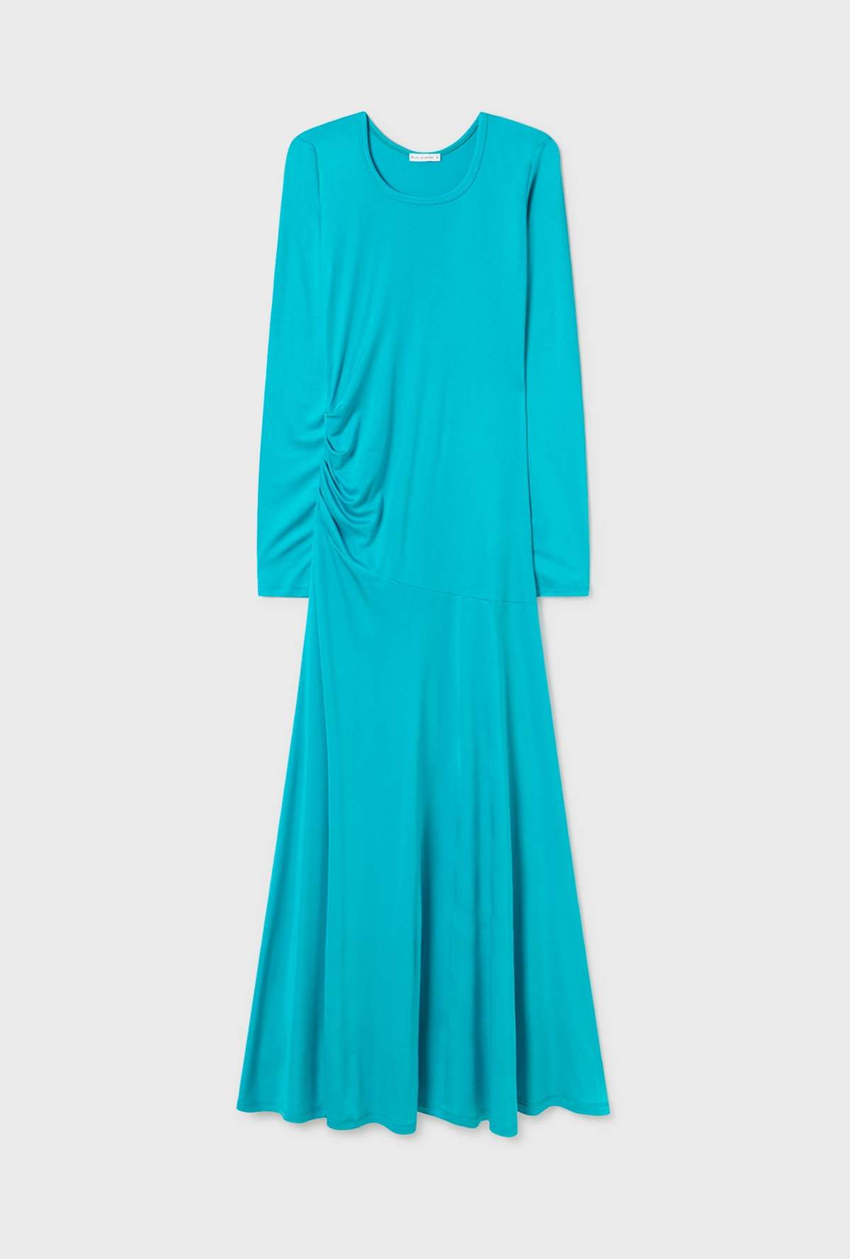 Silk Laundry Jersey Long Sleeve Dress - Oxygen - Image 2 of 5