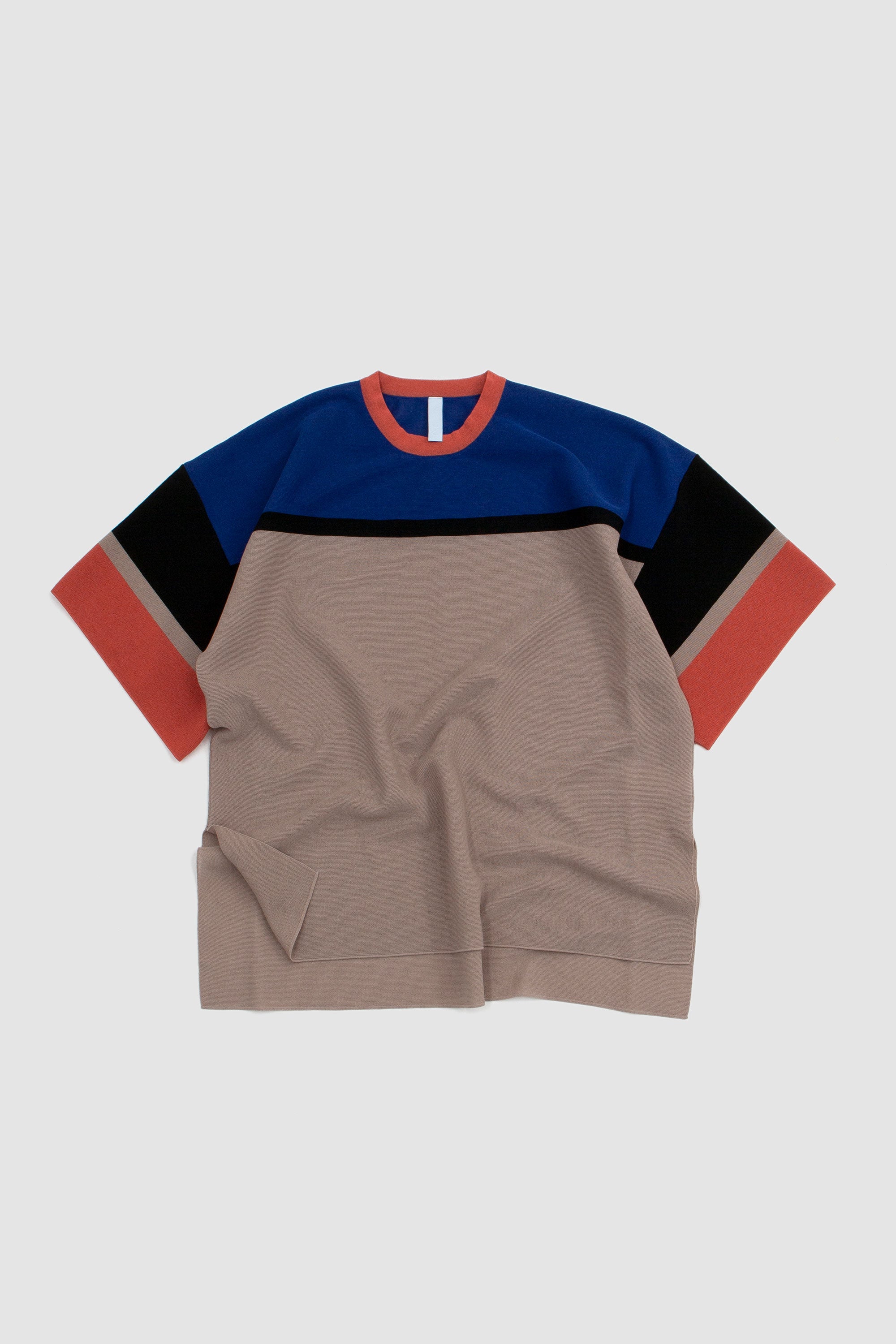 CFCL TC Garter SS Tee Shirt - Brick/Red Multi | Garmentory 