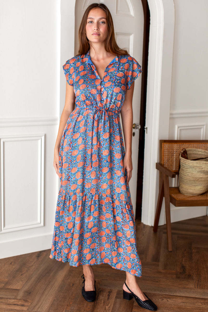 Emerson Fry Frances 3 Frill Dress - Chateau Flower