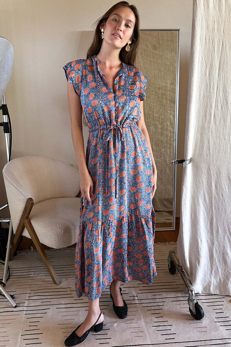 Emerson Fry Frances 3 Frill Dress - Chateau Flower