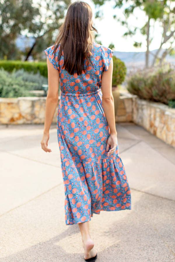 Emerson Fry Frances 3 Frill Dress - Chateau Flower