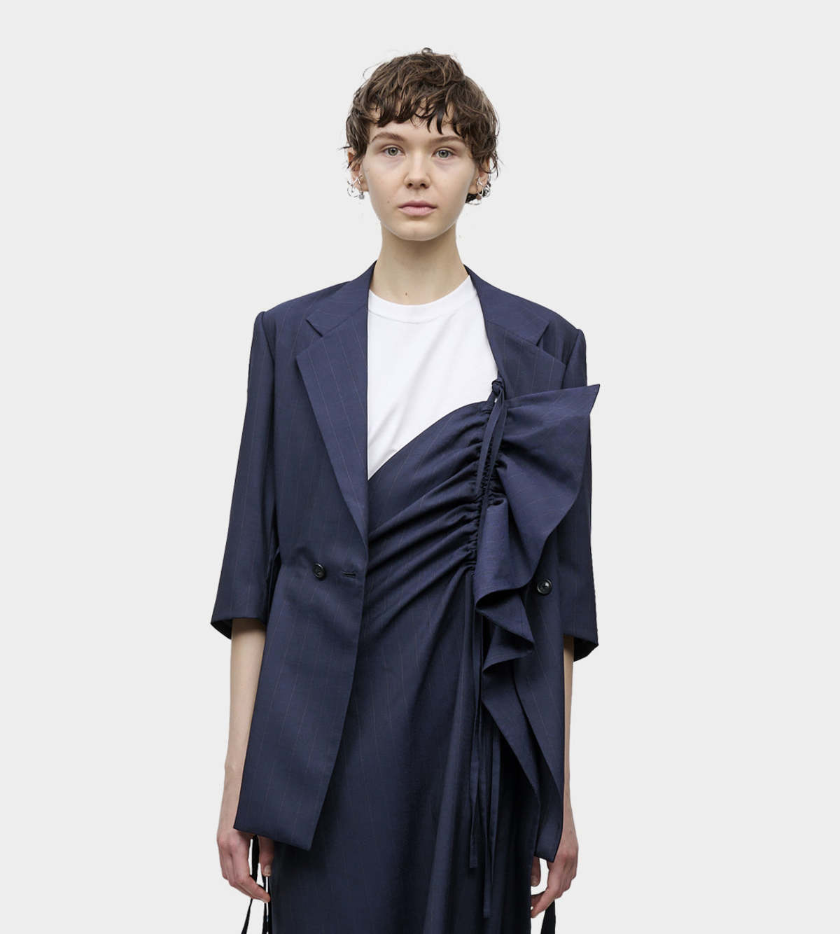 Brand New】UJOH Drop Shoulder Jacket navy