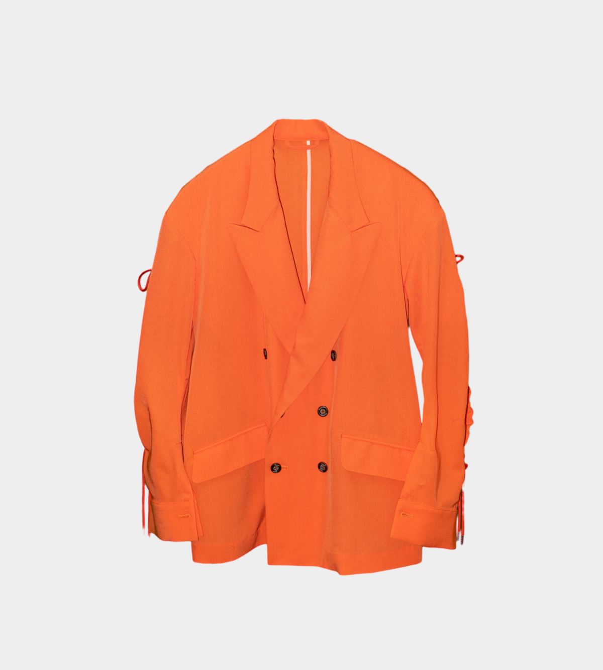 UJOH Gathered Hole Jacket - Orange | Garmentory