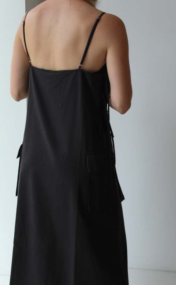 Find Me Now Cargo Tie Midi Dress Find Me Now Cargo Tie Midi Dress