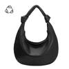 Melie Bianco Stella XL Recycled Vegan Shoulder Bag - Black - Thumbnail 1
